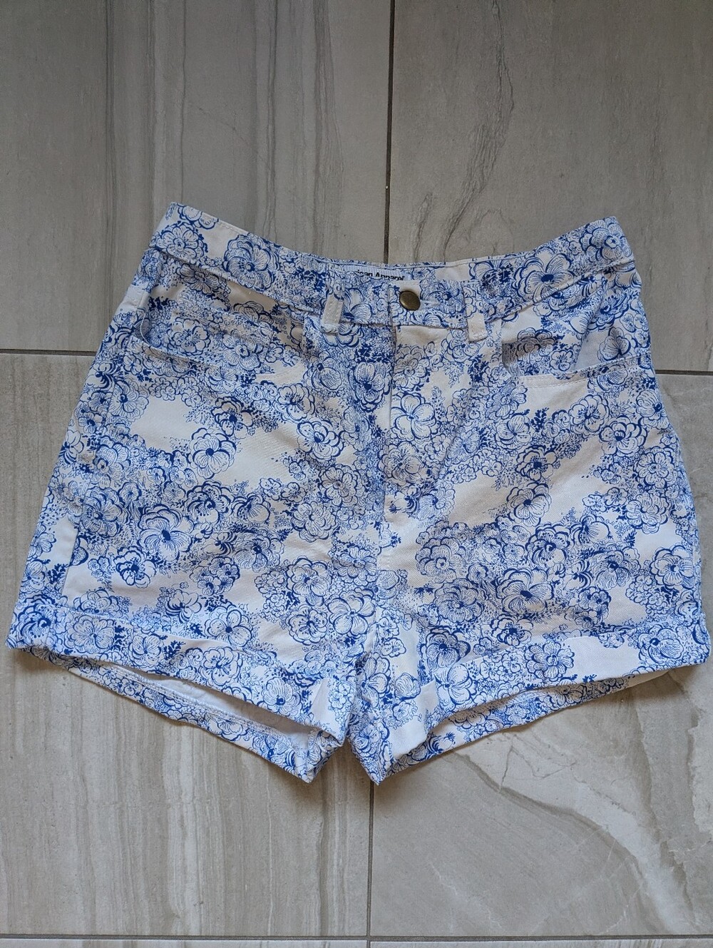 American Apparel Floral High Waist Shorts Medium. 29 Waist